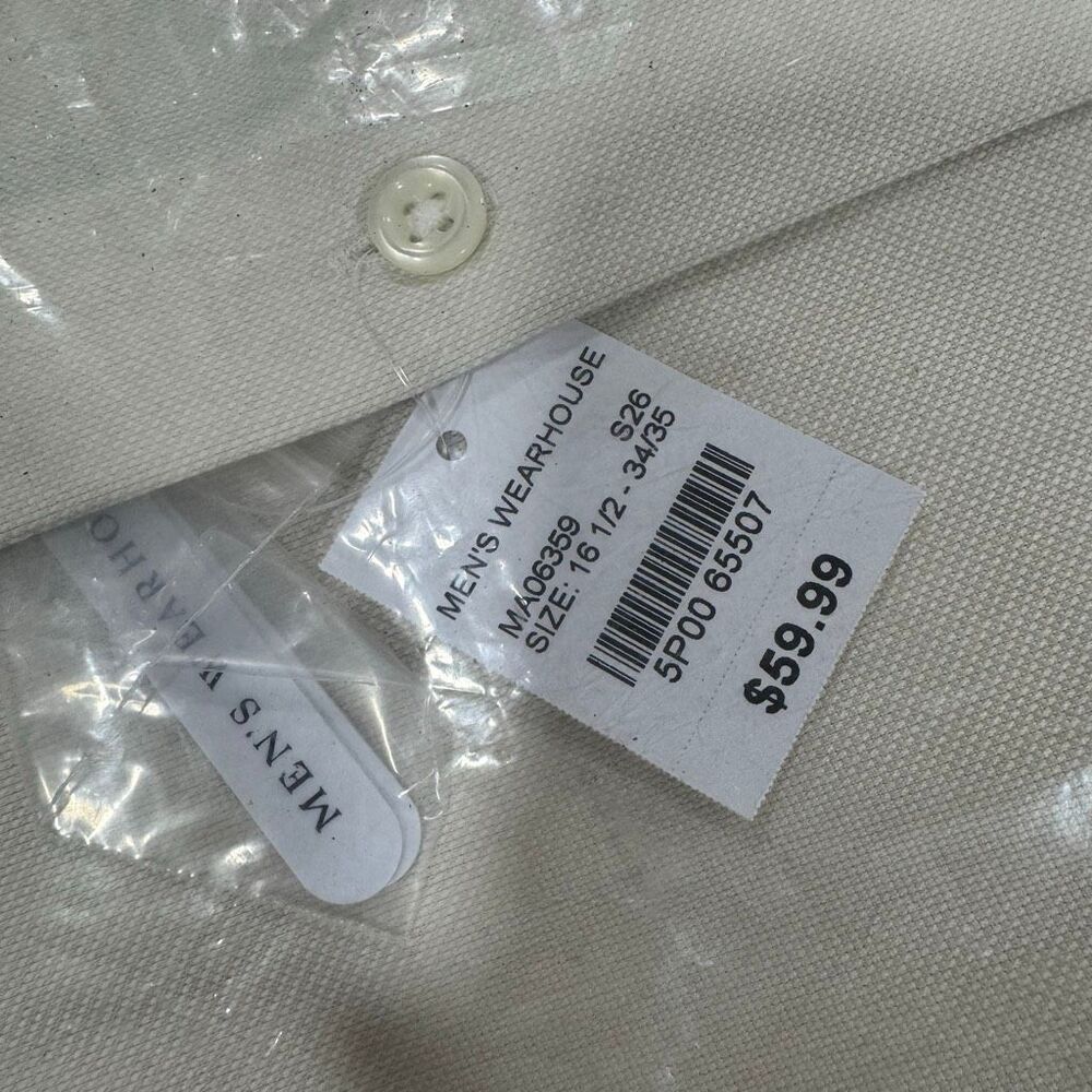 Pronto Uomo Slim Fit Queens Oxford Dress Shirt - Picture 9 of 9